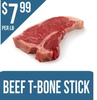 Food World Supermarket BEEF T-BONE STICK offer