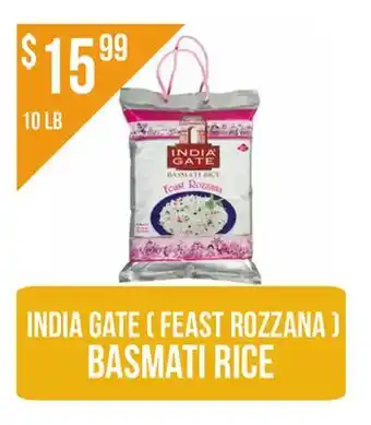 Food World Supermarket India gate ( feast rozzana ) basmati rice offer