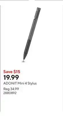 Staples ADONIT Mini 4 Stylus offer