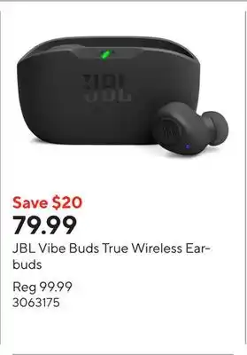 Staples JBL Vibe Buds True Wireless Earbuds offer