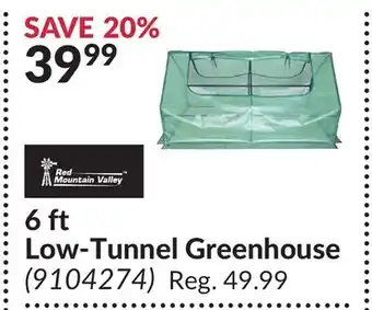 Princess Auto 6 ft Low-Tunnel Greenhouse offer