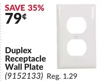 Princess Auto Duplex Receptacle Wall Plate offer