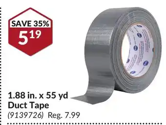 Princess Auto 1.88 in. x 55 yd Duct Tape offer
