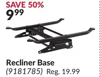 Princess Auto Recliner Base offer