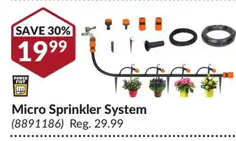 Princess Auto Micro Sprinkler System offer