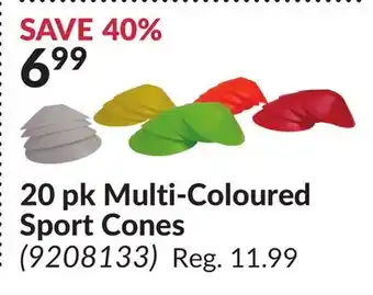 Princess Auto 20 pk Multi-Coloured Sport Cones offer