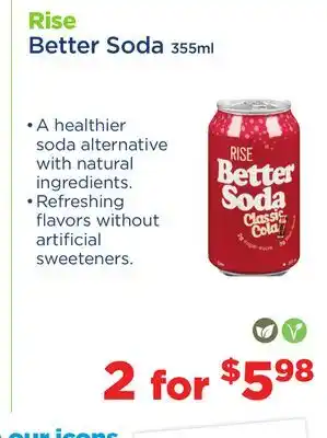Nature's Source and Nature's Signature Rise Better Soda offer