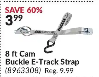 Princess Auto 8 ft Cam Buckle E-Track Strap offer