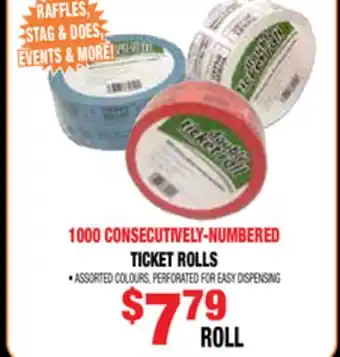 Len's Mill Stores TICKET ROLLS offer