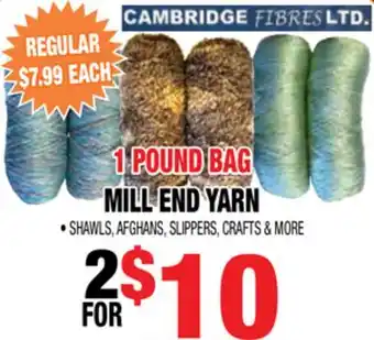 Len's Mill Stores 1 POUND BAG MILL END YARN offer