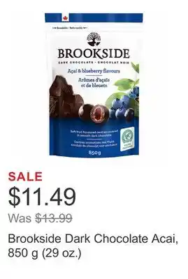 Costco Brookside Dark Chocolate Acai, 850 g (29 oz.) offer