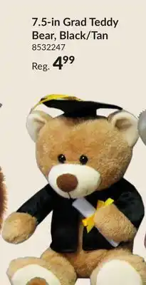 Party City Black & Tan Graduation Teddy Bear offer