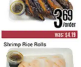 Nations Fresh Foods Shrimp Rice Rolls offer