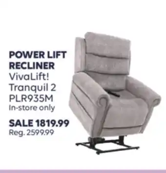 Wellwise by Shoppers POWER LIFT RECLINER offer