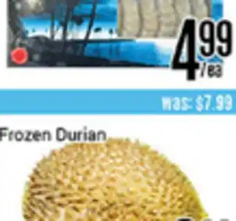 Nations Fresh Foods Frozen Durian offer