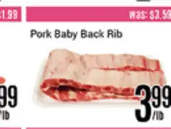Nations Fresh Foods pork Baby Back Rib offer