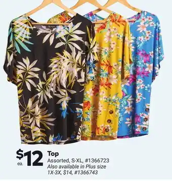 Giant Tiger Top offer