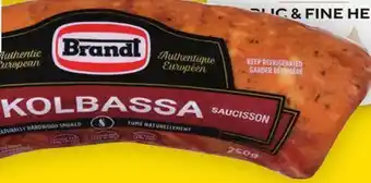 Giant Tiger Brandt kolbassa sausage offer