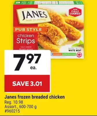 Giant Tiger Janes frozen breaded chicken offer