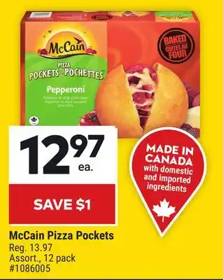 Giant Tiger McCain Pizza Pockets offer