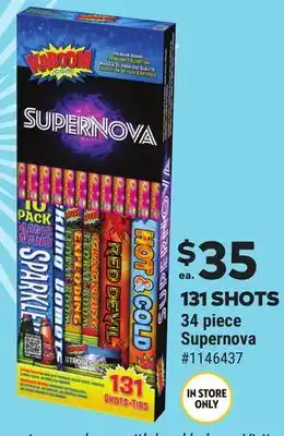 Giant Tiger 34 piece Supernova offer