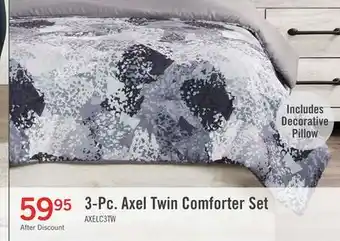 The Brick Axel 3-Piece Twin Comforter Set offer