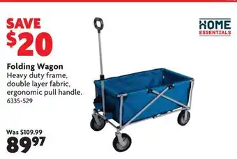 Home Hardware Folding Wagon offer