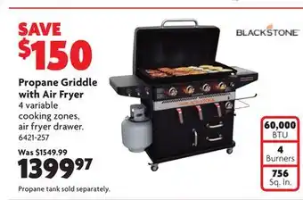 Home Hardware Propane Griddle with Air Fryer offer