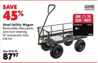 Home Hardware Steel Utility Wagon offer