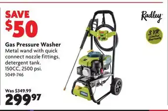 Home Hardware Gas Pressure Washer offer