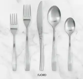 Stokes FJORD 20-Pc 18/0 Stainless steel Flatware sets offer