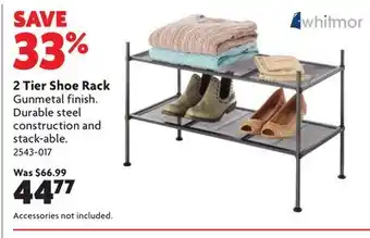 Home Hardware 2 Tier Shoe Rack offer