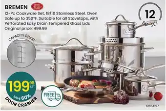 Stokes BREMEN 12-Pc Cookware Set, 18/10 Stainless Steel offer