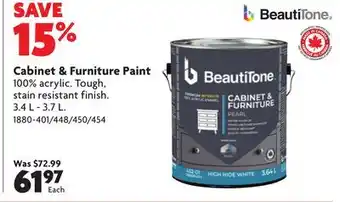 Home Hardware Cabinet & Furniture Paint offer