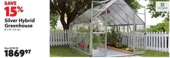 Home Hardware Silver Hybrid Greenhouse offer