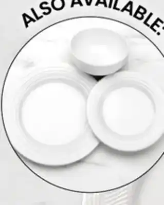 Stokes Swirl 12-Pc Dinnerware Set, White offer