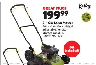 Home Hardware 21 Gas Lawn Mower offer