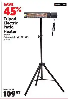 Home Hardware Tripod Electric Patio Heater offer