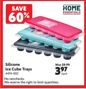 Home Hardware Silicone Ice Cube Trays offer