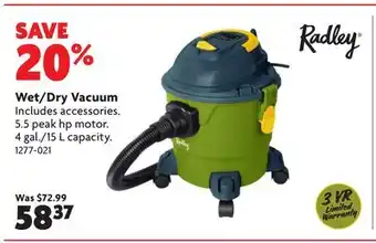 Home Hardware Wet/Dry Vacuum offer