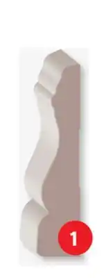 Home Hardware Colonial Casing Primed MDF Moulding offer