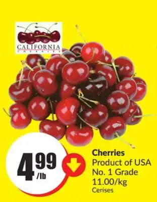 Chalo FreshCo Cherries Product of USA No. 1 Grade offer