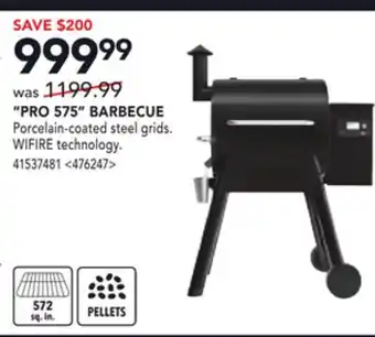 RONA TRAEGER PRO 575 BARBECUE offer