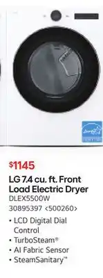 RONA LG 7.4 cu. ft. Front Load Electric Dryer offer