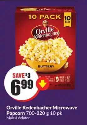 Chalo FreshCo Orville Redenbacher Microwave Popcorn 700-820 g 10 pk offer