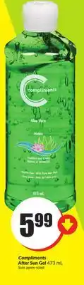 Chalo FreshCo Compliments After Sun Gel 473 mL offer