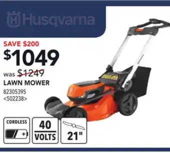 RONA HUSQVARNA LAWN MOWER offer