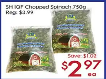 Sunny Food Mart SH IQF Chopped Spinach offer