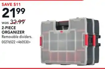 RONA CRAFTSMAN 2-PIECE ORGANIZER offer