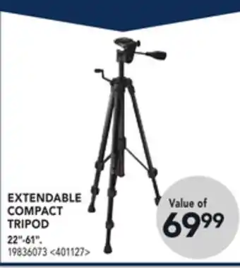 RONA BOSCH EXTENDABLE COMPACT TRIPOD, 22.61 offer